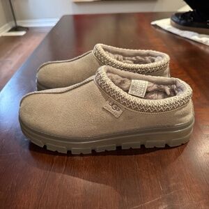 Ugg Tasman Clear Slippers with Rubber Bottom